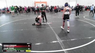 108 lbs Round 2 - Hogan Stroman, War Hawk Wrestling vs Caleb Young, KC Elite Training Center