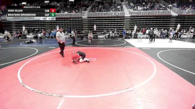 102 lbs Quarterfinal - Josh Eller, Team Aggression vs Brayson Brummond, Casper WC