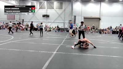60-64 lbs Quarterfinal - Shaun Uderman, Broad Axe vs Mason Miranda, Unattached