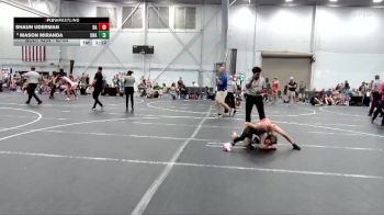 60-64 lbs Quarterfinal - Shaun Uderman, Broad Axe vs Mason Miranda, Unattached