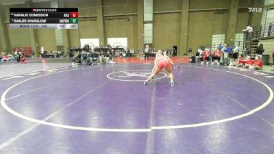 155 lbs Cons. Semi - Natalie Edmisson, Nixa vs Bailee Wardlow, Oak Park