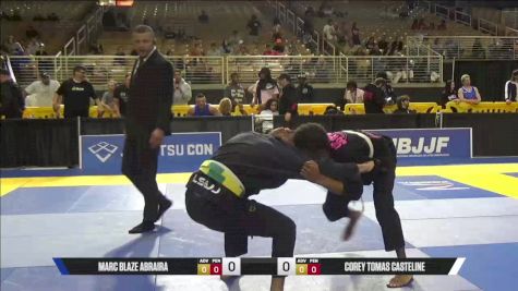 Corey Tomas Casteline vs Marc Blaze Abraira 2025 Pan Jiu Jitsu IBJJF Championship