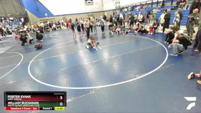 70 lbs Semifinal - Porter Evans, West Jordan vs William Buchanan, South Summit Wrestling Club