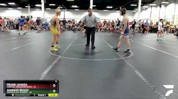 110 lbs Round 2 (8 Team) - Frank Leanza, Prestige Worldwide Boats vs Gannon Beach, Mayfield Mat Academy