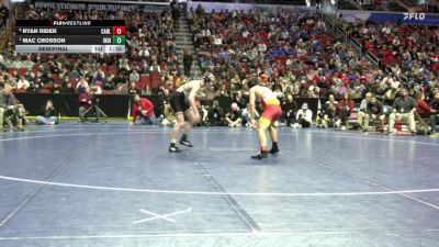 3A-138 lbs Semifinal - Mac Crosson, Indianola vs Ryan Rider, Carlisle