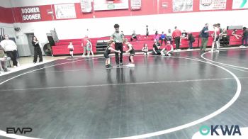 55 lbs Rr Rnd 5 - Leonardo Hess, Verdigris Youth Wrestling vs Aria Reeves, Wyandotte Youth Wrestling