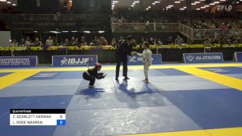 ZARA SCARLETT HERNANDEZ vs LYLA ROSE WARREN 2024 Pan Kids Jiu-Jitsu IBJJF Championship