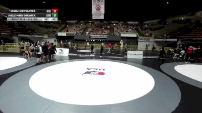 113 lbs Cons. Rd Of 32 - Jasiah Cervantes, Beat The Streets - Los Angeles vs Juelz-King Brewick, Livermore Elite Wrestling Club
