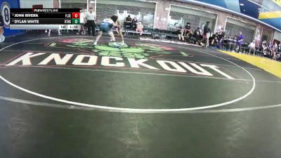 165 White Cons. Semi - Dylan White, Bartram Trail H.S. vs John Rivera, Fletcher Senior