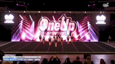 Pacific Beach Allstars-High Desert - Mirage [2026 L1 Youth - Flex - Small Day 1] 2026 One Up Arizona Nationals