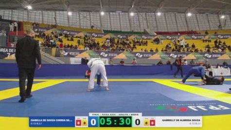 GABRIELLY DE ALMEIDA SOUZA vs ISABELLA DE SOUZA CORREA SILVA 2026 FPJJ Circuito Paulista GI Etapa 3