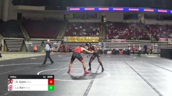 149 lbs 5th Place - Gabriel Ojeda, UNLV vs Justin Barr, Springfield Tech CC