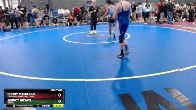 125 lbs Cons. Round 1 - Quincy Brown, NWWC vs Brody Magruder, Twin City Wrestling Club