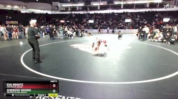 Girls 115 lbs 3rd Place Match - Eva Reinitz, Centralia (Girls) vs Emerson Woods, Mercer Island (Girls)