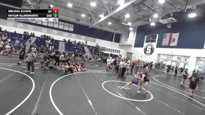 125 lbs Cons. Semi - Skyler Ellingworth, Chaparral High School Wrestlin vs Melissa Acosta, Legacy Wrestling Center