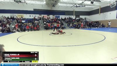 120 lbs Cons. Semi - Tomas Weiland, Mt. Spokane vs Rene Torres Jr, Granger