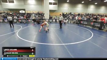 77 lbs Semifinal - Gunnar Helwig, WI vs Jayce Leclaire, WI