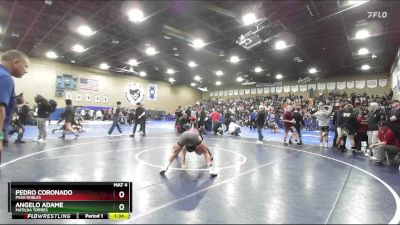 150 lbs Champ. Round 3 - Angelo Adame, Matilda Torres vs Pedro Coronado, Paso Robles