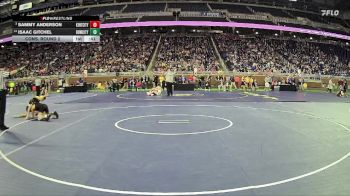 D3-120 lbs Cons. Round 2 - Isaac Gitchel, Howard City Tri County vs Sammy Anderson, Kent City