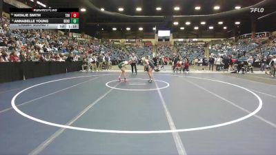 110 lbs Champ. Round 1 - Natalie Smith, Topeka-Seaman Hs vs Annabelle Young, DeSoto Hs