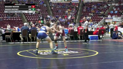 133 lbs First Round - Braiden Weaver, Altoona vs Mason Whitney, Abington Heights