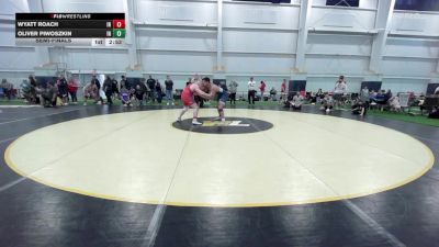 E-220 lbs Semifinal - Wyatt Roach, IN vs Oliver Piwoszkin, IN