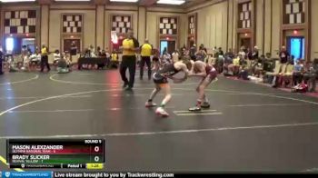 105 lbs Round 5 (6 Team) - Mason Alexzander, Olympia National Team vs Brady Slicker, Revival Yellow