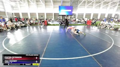 126 lbs Placement Matches (8 Team) - Foster Peterson, Louisiana vs Max Mooney, Virginia