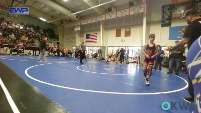 84 lbs Quarterfinal - Manny Payne Jr, HURRICANE WRESTLING ACADEMY vs Aceyn Marr, Newkirk Takedown Club