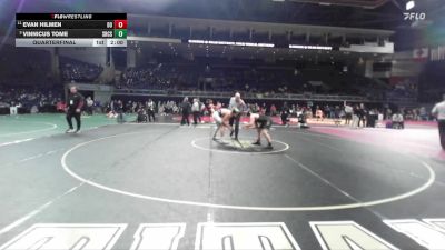 175 lbs Quarterfinal - Vinnicus Tome, Stone Ridge Christian vs Evan Hilmen, Del Oro