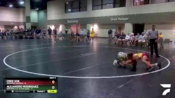 126 lbs Round 3 (6 Team) - Alejandro Rodriguez, Brevard FCA-Alpha Dogz vs Cree Soe, Nebraska Broskis