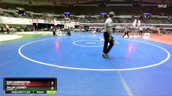 190 lbs Semis & Wb (16 Team) - Sam Harrington, Erie Cathedral Prep vs Talon Looney, Grundy