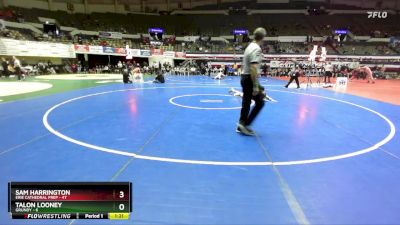 190 lbs Semis & Wb (16 Team) - Sam Harrington, Erie Cathedral Prep vs Talon Looney, Grundy