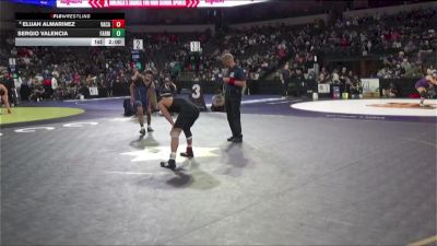 120 lbs Round Of 64 - Elijah Almarinez, Vacaville (SJ) vs Sergio Valencia, Farmersville (CS)