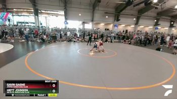 61 lbs Cons. Semi - Gavin Gagne, Amped Wrestling Club vs Hiett Johnson, NB Elite Wrestling Club