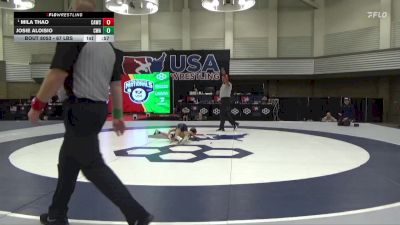 46 lbs Champ. Round 3 - Mila Thao, Combat Athletics Wrestling Club vs Josie Aloisio, Contenders Wrestling Academy