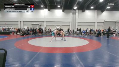 157 lbs Champ. Rd Of 16 - Evan Gates, Legacy Elite WC vs Lane Hague, Victory School Of Wrestling