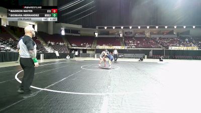207 lbs 5th Place - Madison Mayes, Utah Tech vs Siomara Hernandez, Menlo College