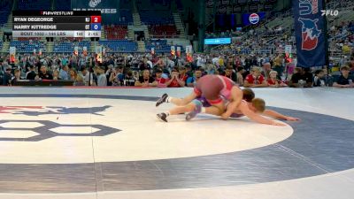 144 lbs Cons. Rd Of 128 - Ryan DeGeorge, NJ vs Harry Kittredge, CT