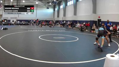 135 lbs Round 3 (4 Team) - Xzavier Molinas, North DeSoto Wrestling Academy vs Eduardo Cantu, Dead Shot Wrestling Club