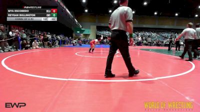 135 lbs Consi Of 8 #2 - Mya Escobedo, Delano Diablos vs Reygan Bullington, Grizzly Wrestling Club