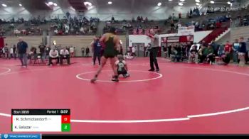 106 lbs Cons. Round 6 - Ryann Schmidtendorff, Penn High School vs Kaleb Salazar, Wawasee.