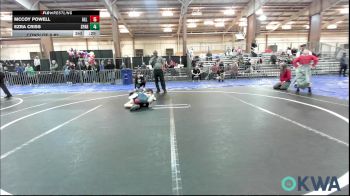 80 lbs Consolation - McCoy Powell, All American Wrestling vs Emery Hunter, Duncan Demon Wrestling