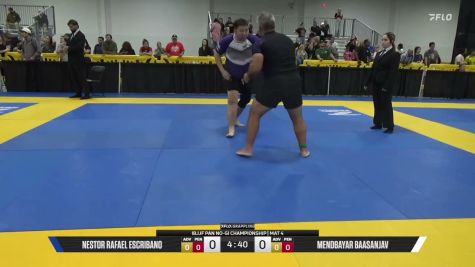 Mendbayar Baasanjav vs Nestor Rafael Escribano 2026 Pan IBJJF Jiu-Jitsu No-Gi Championship