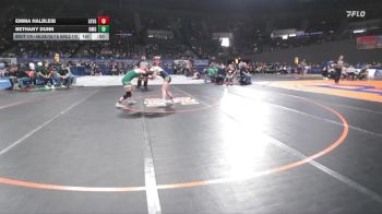 4A/3A/2A/1A Girls 110 Cons. Round 3 - Bethany Dunn, North Marion Girls vs Emma Halbleib, Lakeview Girls