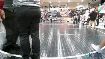 80 lbs Rr Rnd 1 - Trison Cunningham, Coalgate Wildcat Wrestling Club vs Allyson Bloxham, Salina Wrestling Club