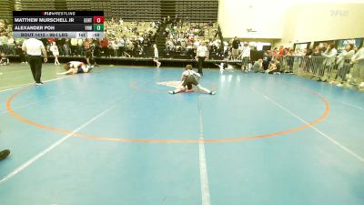 96-I lbs Consi Of 8 #1 - Matthew Murschell Jr, Gentile Trained vs Alexander Poh, Vougar Honor Wrestling