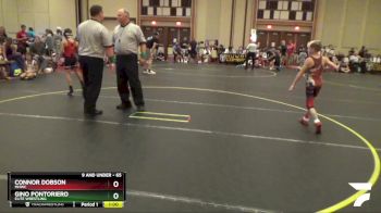 65 lbs Cons. Round 3 - Gino Pontoriero, Elite Wrestling vs Connor Dobson, MHWC