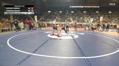 4A-144 lbs Champ. Round 1 - Christian Bailey, Thunder Basin vs Luciano Daniele, Laramie