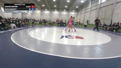 135 lbs Auston Brown, Ohio Blue vs Kate Doughty, Colorado